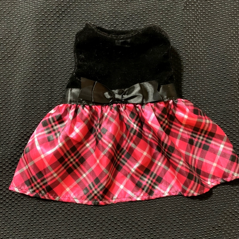 Pink and Black Dress